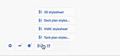 New stylesheet selection dropdown in view control menu